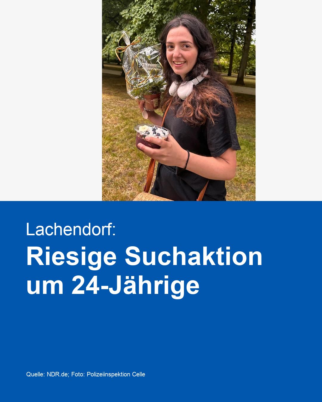 Lachendorf: Riesige Suchaktion um 24-Jährige